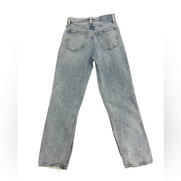 Abercrombie & Fitch 90s Straight Ultra High Rise Jeans Distressed Size 26 / 2S - Picture 5 of 5